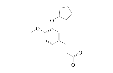 3-(3-CYCLOPENTYLOXY-4-METHOXYPHENYL)-2-PROPANOIC-ACID
