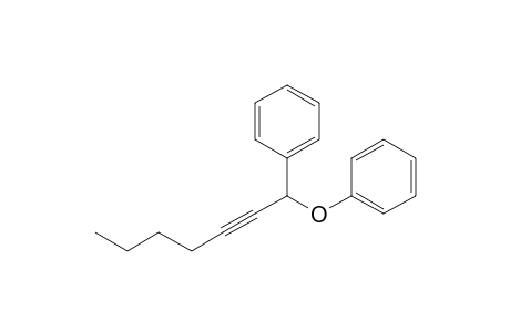 1-Phenoxyhept-2-ynylbenzene