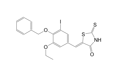 (5Z)-5-[4-(benzyloxy)-3-ethoxy-5-iodobenzylidene]-2-thioxo-1,3-thiazolidin-4-one