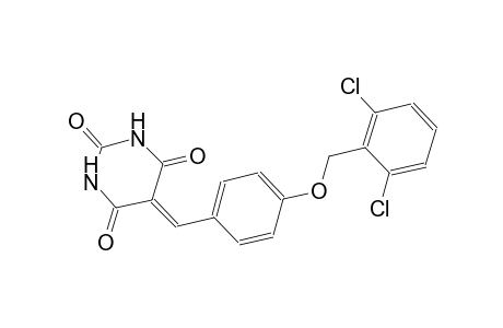 5-{4-[(2,6-dichlorobenzyl)oxy]benzylidene}-2,4,6(1H,3H,5H)-pyrimidinetrione