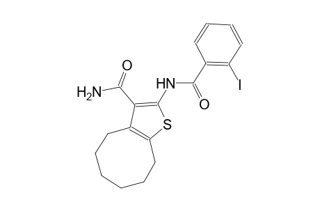 2-[(2-iodobenzoyl)amino]-4,5,6,7,8,9-hexahydrocycloocta[b]thiophene-3-carboxamide