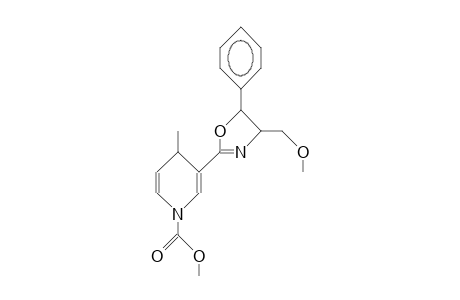 (N-Methoxycarbonyl-4-methyl-14-dihydro-3-pyridyl)-4(S)-methoxymethyl-5(S)-phenyl-oxazoline