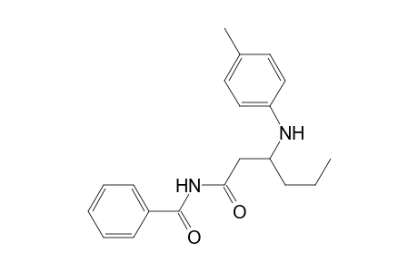 N-(3-p-Tolylamino-hexanoyl)-benzamide