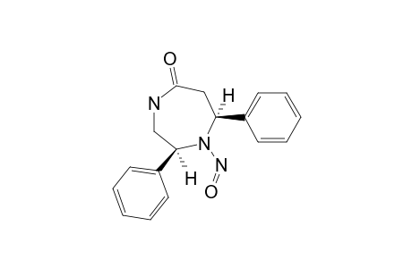 ANTI-1-NITROSO-R-2,C-7-DIPHENYLHEXAHYDRO-1,4-DIAZEPIN-5-ONE