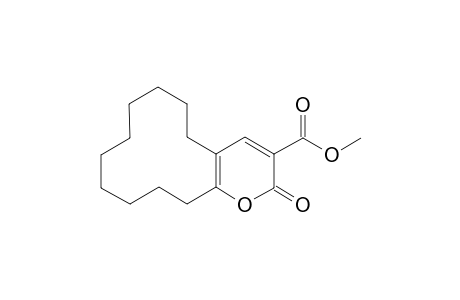 Methyl 5,6,7,8,9,10,11,12,13,14-decahydro-2-oxo-2H-cyclododeca[b]pyran-3-carboxylate