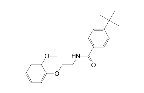 4-tert-Butyl-N-[2-(2-methoxy-phenoxy)-ethyl]-benzamide