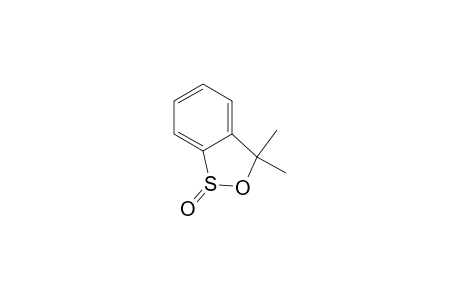 3H-2,1-Benzoxathiole, 3,3-dimethyl-, 1-oxide