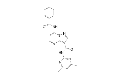 7-Benzamido-N-(4,6-dimethylpyrimidin-2-yl)pyrazolo[1,5-a]pyrimidine-3-carboxamide