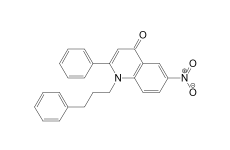 6-Nitro-4-oxo-2-phenyl-1-(3-phenylpropyl)quinoline