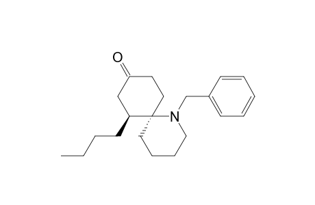 1-Azaspiro[5.5]undecan-9-one, 7-butyl-1-(phenylmethyl)-, trans-(.+-.)-