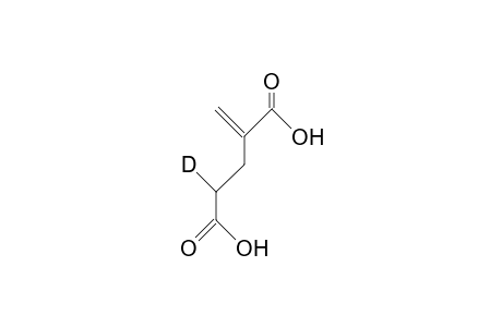 .alpha.-Methylene.gamma.-deuterio-glutaric acid