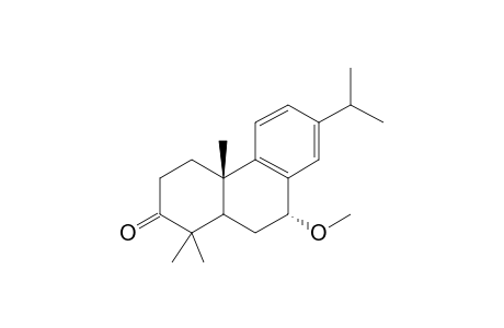 7-.alpha.-Methoxyabieta-8,11,13-trien-3-one