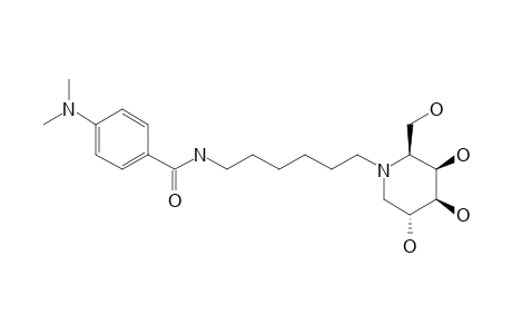 N-[6-(4-DIMETHYLAMINOBENZOYLAMINO)-HEXYL]-1,5-DIDEOXY-1,5-IMINO-D-GALACTITOL