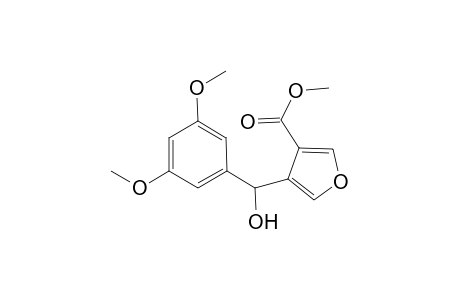 Methyl 4-[(3,5-dimethoxyphenyl)(hydroxy)methyl]-3-furo ate