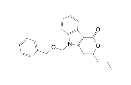 Pyrano[4,3-b]indol-1(3H)-one, 4,5-dihydro-5-[(phenylmethoxy)methyl]-3-propyl-