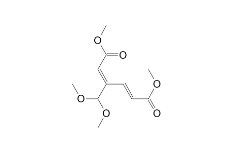 Dimethyl (2E,4E)-3-(dimethoxymethyl)-2,4-hexadienedioate