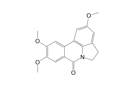 LYCOSPRENINE;2,9,10-TRIMETHOXY-4H-PYROLO-[3,2,1-DE]-PHENANTHRIDIN-7(5H)-ONE