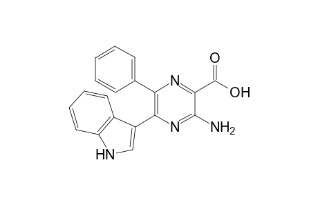 5-Phenyl)-2-amino-6-(indol-3'-yl)-3-(hydroxycarbonyl)-pyrazine