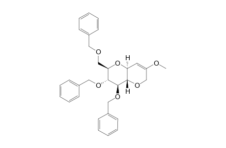 (1R,6S,8R,9S,10S)-9,10-BIS-(BENZYLOXY)-8-BENZYLOXYMETHYL-4-METHOXY-2,7-DIOXABICYCLO-[4.4.0]-DEC-4-ENE