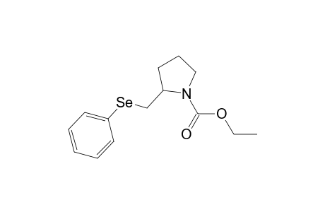 Ethyl 2-(phenylselenomethyl)pyrrolidine-1-carboxylate