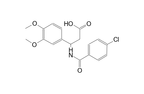 benzenepropanoic acid, beta-[(4-chlorobenzoyl)amino]-3,4-dimethoxy-