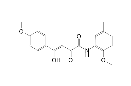 (3Z)-4-hydroxy-N-(2-methoxy-5-methylphenyl)-4-(4-methoxyphenyl)-2-oxo-3-butenamide