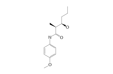 ERYTHRO-N-(4-METHOXYPHENYL)-2-METHYL-3-HYDROXYHEXANAMIDE