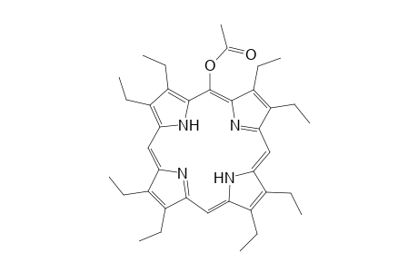 21H,23H-Porphin-5-ol, 2,3,7,8,12,13,17,18-octaethyl-, acetate(ester)