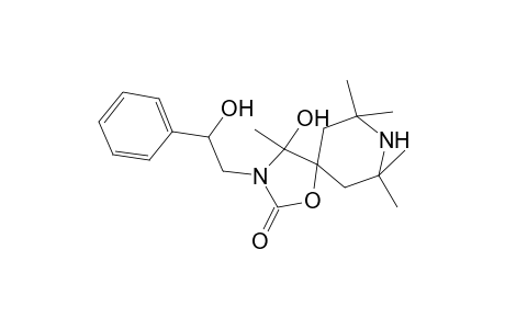 4-Hydroxy-3-(2-hydroxy-2-phenyl-ethyl)-4,7,7,9,9-pentamethyl-1-oxa-3,8-diaza-spiro[4.5]decan-2-one