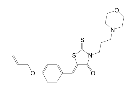 (5Z)-5-[4-(allyloxy)benzylidene]-3-[3-(4-morpholinyl)propyl]-2-thioxo-1,3-thiazolidin-4-one