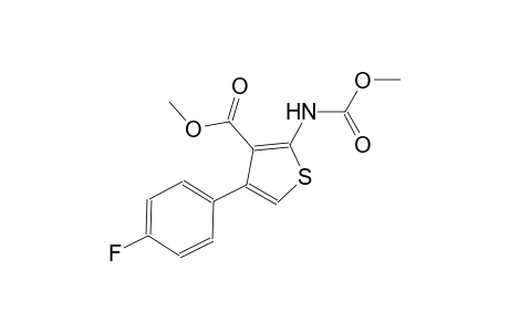methyl 4-(4-fluorophenyl)-2-[(methoxycarbonyl)amino]-3-thiophenecarboxylate