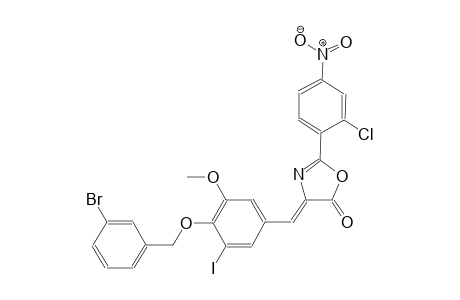 (4Z)-4-{4-[(3-bromobenzyl)oxy]-3-iodo-5-methoxybenzylidene}-2-(2-chloro-4-nitrophenyl)-1,3-oxazol-5(4H)-one