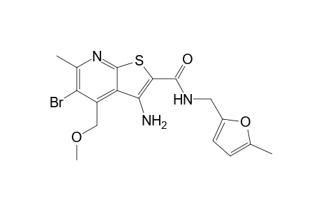 N2-(5-Methyl-2-furylmethyl)-3-amino-5-bromo-4-methoxymethyl-6-methylthieno[2,3-b]pyridine-2-carboxamide