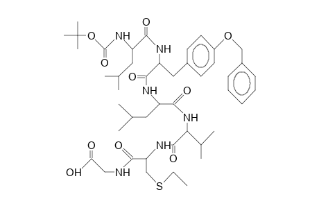 Hexapeptide boc-leu-tyr(bzl)-leu-val-cys(set)-gly-04