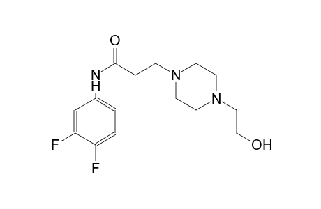 1-piperazinepropanamide, N-(3,4-difluorophenyl)-4-(2-hydroxyethyl)-