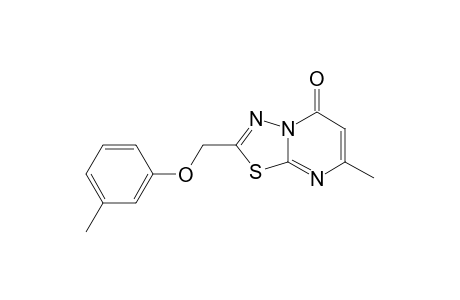 7-methyl-2-(3-methylphenoxymethyl)-[1,3,4]thiadiazolo[3,2-a]pyrimidin-5-one