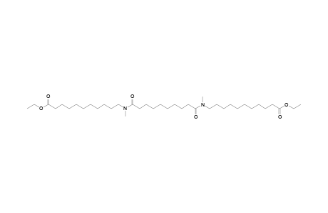 Ethyl 11-[{10-[(11-ethoxy-11-oxoundecyl)(methyl)amino]-10-oxodecanoyl}(methyl)amino]undecanoate