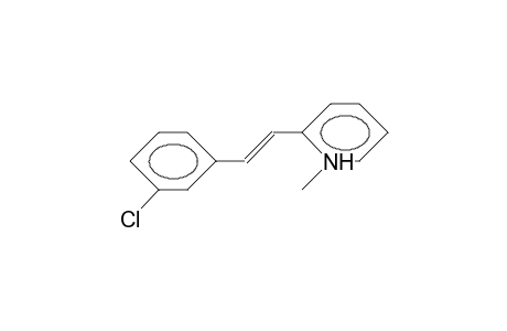 2-(3-Chloro-styryl)-N-methyl-pyridinium cation