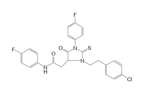 4-imidazolidineacetamide, 3-[2-(4-chlorophenyl)ethyl]-N,1-bis(4-fluorophenyl)-5-oxo-2-thioxo-