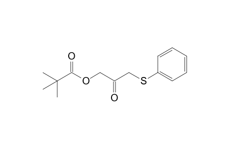 (2-oxidanylidene-3-phenylsulfanyl-propyl) 2,2-dimethylpropanoate