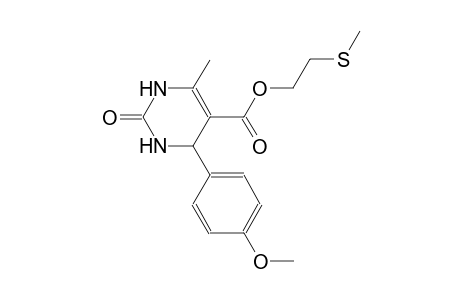 2-(methylsulfanyl)ethyl 4-(4-methoxyphenyl)-6-methyl-2-oxo-1,2,3,4-tetrahydro-5-pyrimidinecarboxylate