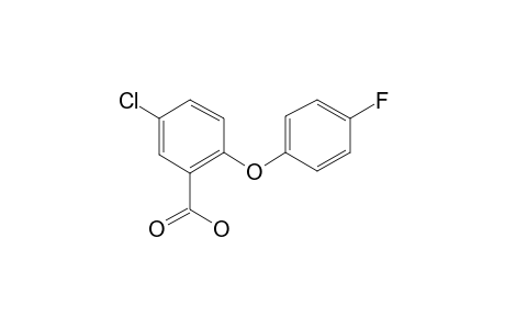 5-Chloro-2-(4-fluorophenoxy)benzoic acid