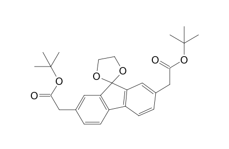 tert-butyl 2-[7'-(2-tert-butoxy-2-oxo-ethyl)spiro[1,3-dioxolane-2,9'-fluorene]-2'-yl]acetate(Autogenerated)