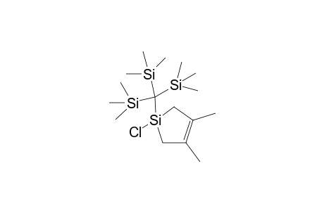 1-Chloro-1-[ri(trimethylsilyl)methyl]-3,4-dimethyl-1-silacyclopent-3-ene