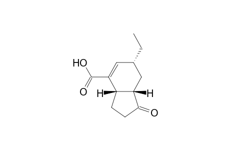 (3aS,6R,7aS)-6-ethyl-1-keto-2,3,3a,6,7,7a-hexahydroindene-4-carboxylic acid