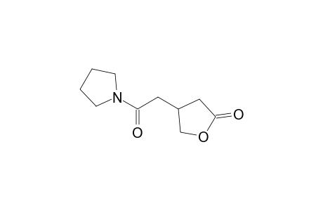 Pyrrolidine, 1-[(tetrahydro-5-oxo-3-furanyl)acetyl]-