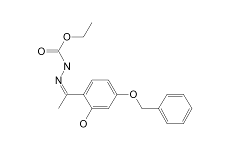 N'-[1-[4-(Benzyloxy)-2-hydroxyphenyl]ethylidene]ethoxycarbohydrazide