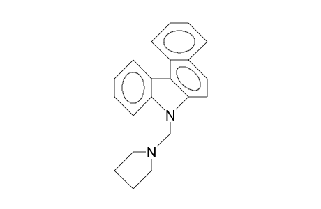 N-(Pyrrolidin-1-yl-methyl)-benzo(C)carbazole