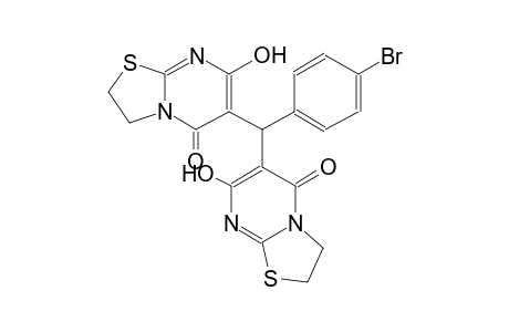 6-[(4-bromophenyl)(7-hydroxy-5-oxo-2,3-dihydro-5H-[1,3]thiazolo[3,2-a]pyrimidin-6-yl)methyl]-7-hydroxy-2,3-dihydro-5H-[1,3]thiazolo[3,2-a]pyrimidin-5-one