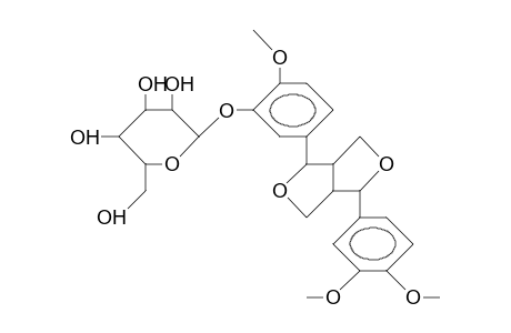 (+)-Pinoresinol monomethyl ether B-D-glucoside